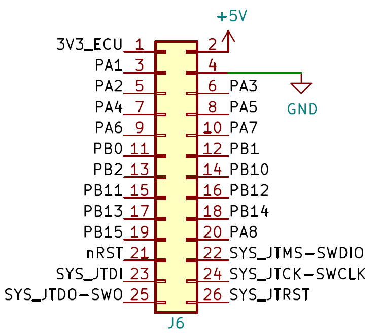 ECU 扩展端口连接